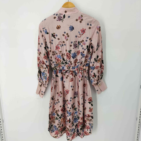 マッシモデュッティ Massimo Dutti Floral Print Dress With Button Details レディース US:0-2