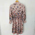 マッシモデュッティ Massimo Dutti Floral Print Dress With Button Details レディース US:0-2