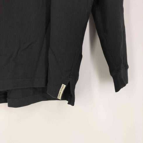 エディーバウアー Eddie Bauer FINEST QUALITY CLOTHING OUTDOOR OUTFFITTERS ロゴワッペン L/S Vネック Tシャツ メンズ import:XS