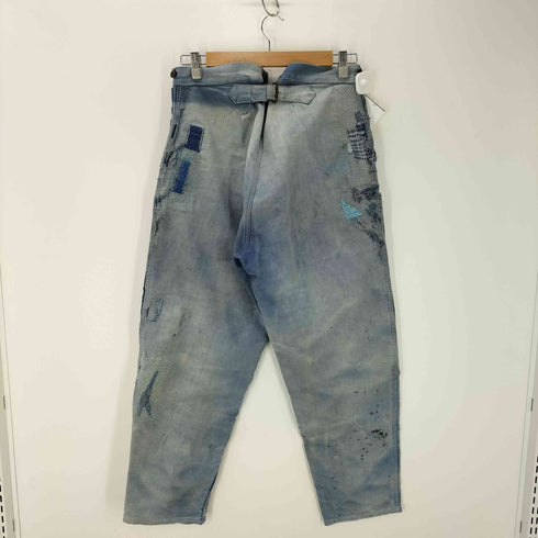 アドルフラフォン Adolphe Lafont 30s~40s フレンチワーク モールスキンパンツ 針シンチバック サスペンダーボタン メンズ
