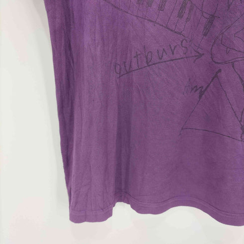 ピーピーエフエム PPFM Y2K Rare Japanese Label / Archive / Music and rhythm VネックTシャツ メンズ L