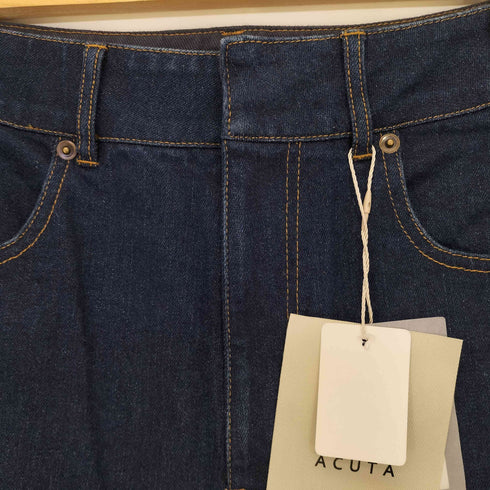 アクータ ACUTA センタープレスフレアデニム レディース 34