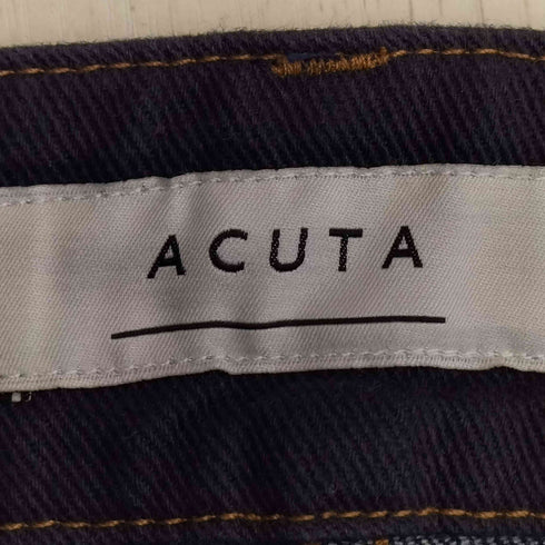 アクータ ACUTA センタープレスフレアデニム レディース 34