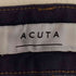 アクータ ACUTA センタープレスフレアデニム レディース 34