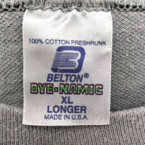 ベルトン BELTON 90S USA製 シングルステッチ コットン S/S クルーネック Tシャツ メンズ import:XL
