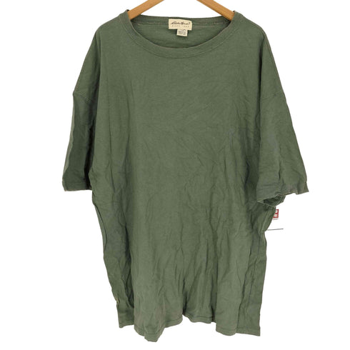 エディーバウアー Eddie Bauer 90S USA製 白タグ S/S クルーネック Tシャツ メンズ import:L