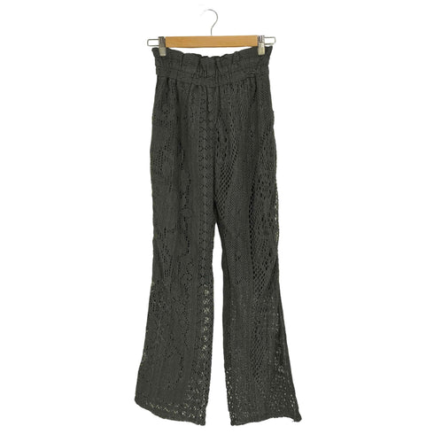 ナナナナサーカ 77circa リメイク メッシュ ニット パンツ レディース