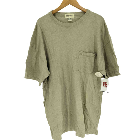 エディーバウアー Eddie Bauer 90S USA製 白タグ S/S クルーネック Tシャツ メンズ import:L