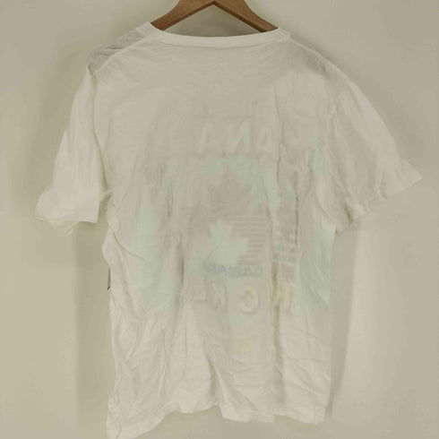 80S TEAM CANADA HOCKEY 国旗 プリント コピーライト シングルステッチ S/S クルーネック Tシャツ 1988製 メンズ