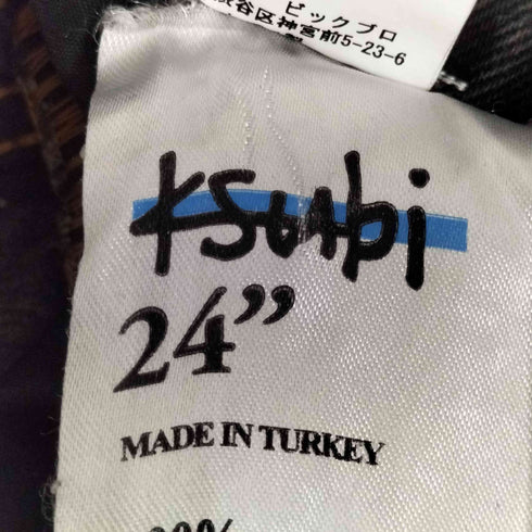 スビ KSUBI トルコ製 ダメージ加工 ブラック デニムパンツ レディース 24