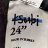 スビ KSUBI トルコ製 ダメージ加工 ブラック デニムパンツ レディース 24
