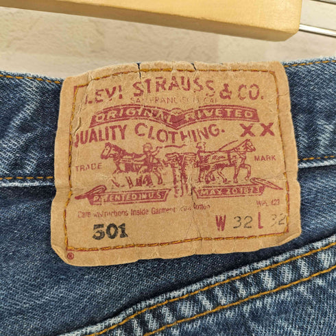 リーバイス Levis ボタン裏273刻印 501 デニムパンツ メンズ 32inch