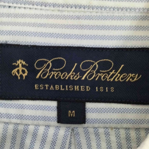 ブルックスブラザーズ BROOKS BROTHERS ロゴ刺繍 ボタンダウン ストライプシャツ メンズ import:M