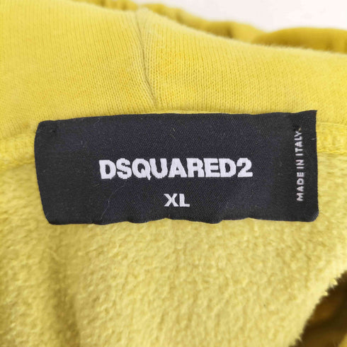 ディースクエアード DSQUARED2 21SS ロゴプリントプルオーバーパーカー メンズ XL
