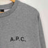 アーペーセー A.P.C. ロゴプリント クルーネックスウェット メンズ import:M