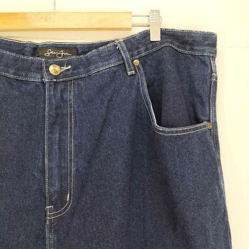 ショーンジョン Sean john 00S サイドロゴ刺繍ビッグサイズデニムパンツ メンズ 44