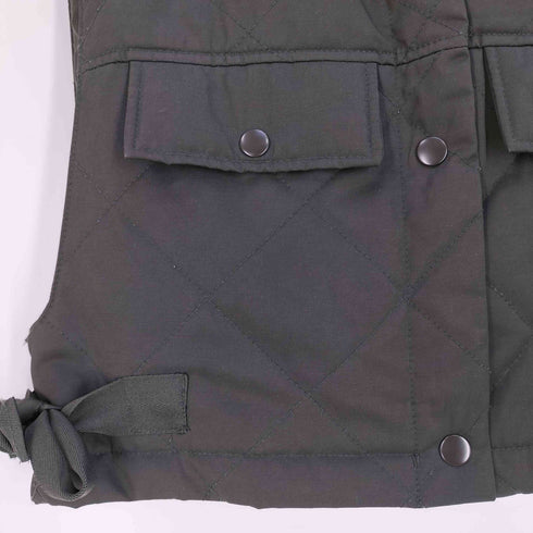 ザラ ZARA QUILTED CROPPED VEST キルティングクロップドベスト レディース import:S