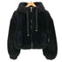 ベルシュカ BERSHKA Faux Fur Hooded Jacket ファージップジャケット レディース import:M