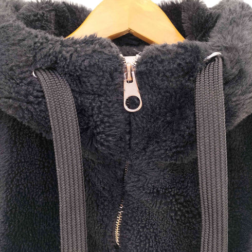 ベルシュカ BERSHKA Faux Fur Hooded Jacket ファージップジャケット レディース import:M