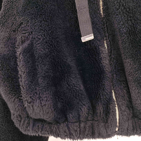 ベルシュカ BERSHKA Faux Fur Hooded Jacket ファージップジャケット レディース import:M