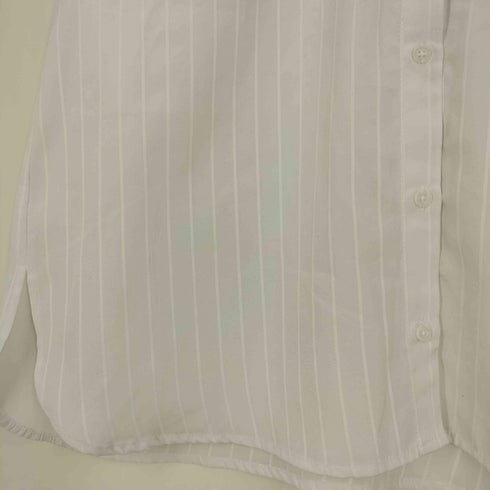 エヴリス EVRIS ストライプ BIG COLLAR シャツ レディース FREE