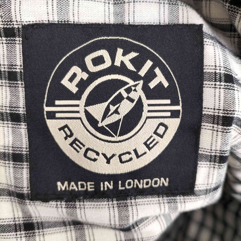 ROKIT MADE IN LONDON パッチワークレザーバックパック メンズ