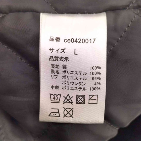 ジャバ JaVa キルティングコットンフード付きブルゾン レディース JPN:L