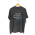 90S メッセージプリントTシャツ 袖裾シングル メンズ