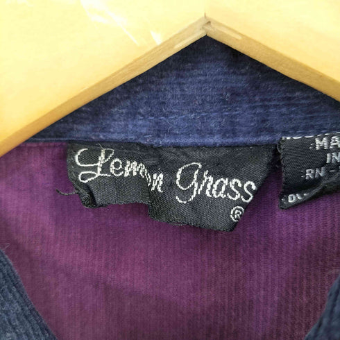 YEMON GNASS MADE IN INDIA パッチワークコーデュロイシャツ レディース import:M