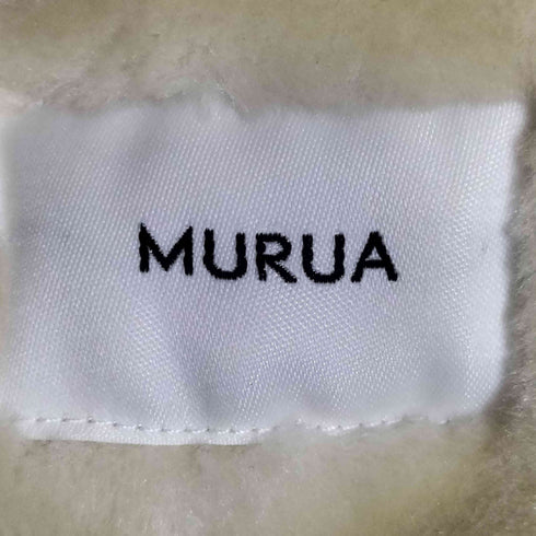 ムルーア MURUA ショートエアリーフェイクムートンジャケット レディース FREE