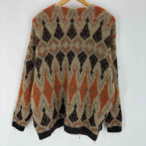 ジャーナルスタンダードホームステッド JOURNAL STANDARD J.S HOMESTEAD モヘア レトロ ノルディック カーディガン メンズ import:M