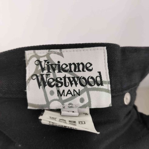 ヴィヴィアンウエストウッドマン Vivienne Westwood MAN ORBエンブロイダリー スキニーデニム メンズ 44
