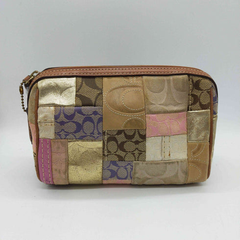 コーチ COACH シグネチャー パッチワーク ポーチ レディース