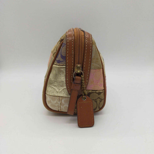 コーチ COACH シグネチャー パッチワーク ポーチ レディース