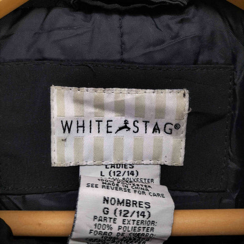 ホワイトスタッグ WHITE STAG 中綿ハーフコート レディース L