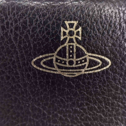 ヴィヴィアンウエストウッド Vivienne Westwood オーブプリント レザーロングウォレット メンズ