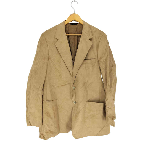 HALSTON 70S~ フェイクスウェードテーラードジャケット ユニオンチケット メンズ