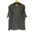 ザラ ZARA T-SHIRT WITH VERTICAL STRIPES メンズ import:L