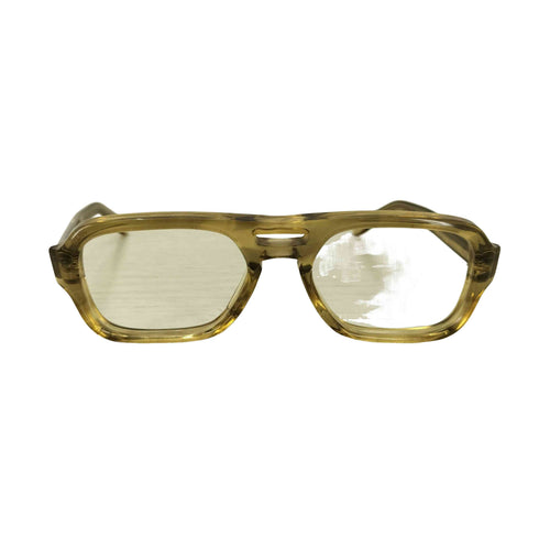 50~60s UOC刻印 Universal Optical ダブルブリッジ フレーム メンズ 50口18