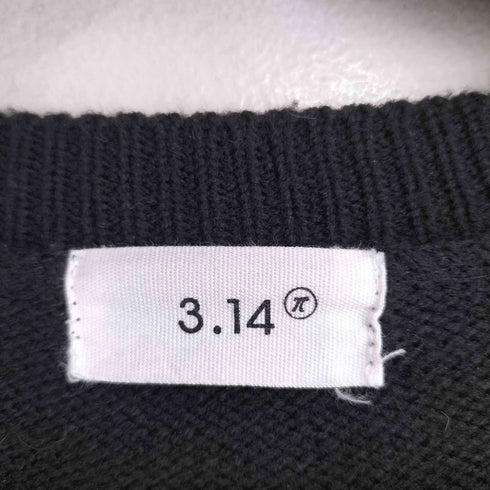 3.14π バックデザインニット メンズ