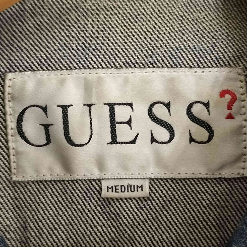 ゲス GUESS 90-00s デニムジャケット トラッカージャケット メンズ import:M