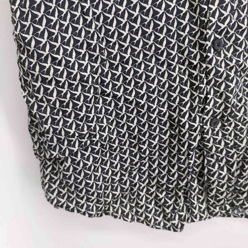 ザラ ZARA 総柄 L/S シャツ メンズ import:S