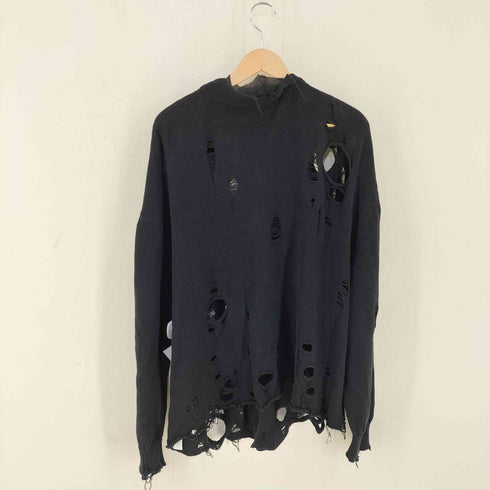 ザラ ZARA ダメージ加工 カーディガン メンズ import:XL
