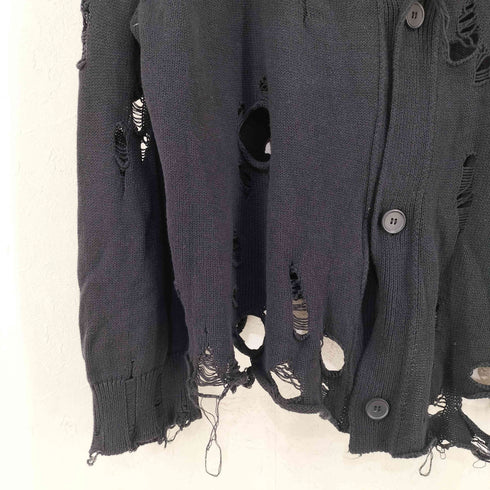 ザラ ZARA ダメージ加工 カーディガン メンズ import:XL