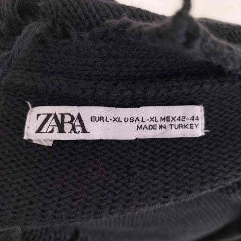 ザラ ZARA ダメージ加工 カーディガン メンズ import:XL