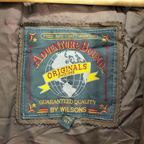 ウィルソン Wilsons Leather ADVENTURE BOUND レザーフライトジャケット メンズ XLT