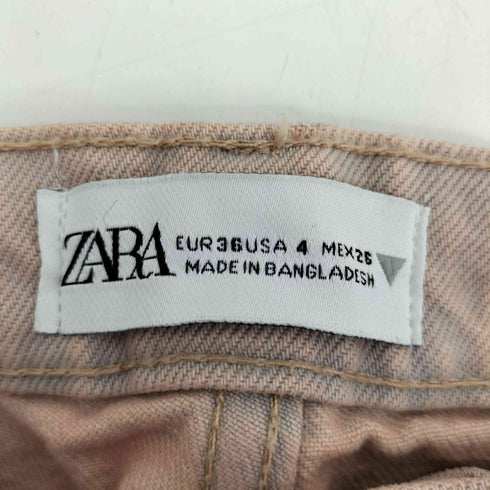 ザラ ZARA グラデーション ブーツ カット デニム パンツ レディース EUR:36