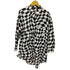 エムエムシックスメゾンマルジェラ MM6 Maison Margiela 22SS OVERSIZED DISTORTED CHESS PRINT LONG SHIRT レディース import:M