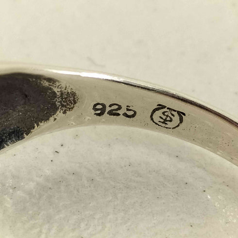 925刻印 クロス リング メンズ 18