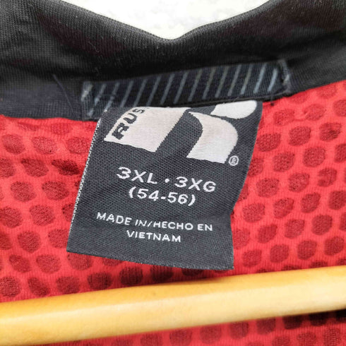 ラッセルアスレチック RUSSELL ATHLETIC ボーダーデザインジップブルゾン メンズ 3XL